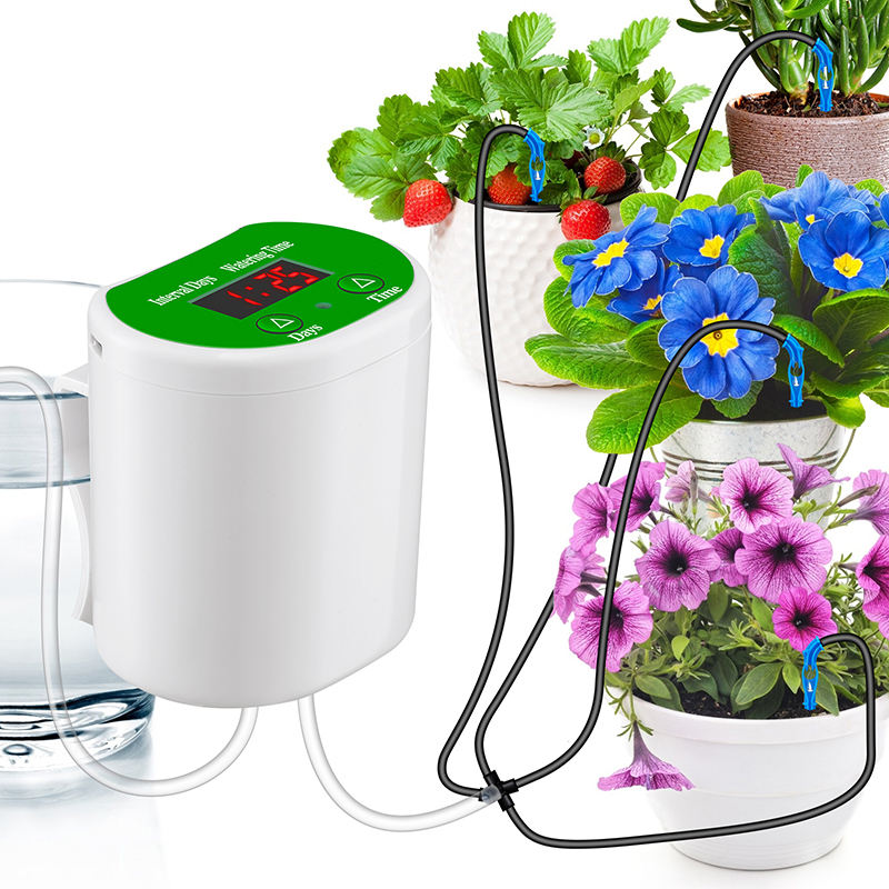 Smart Garden Timer - An intelligent timed automatic flower waterer,