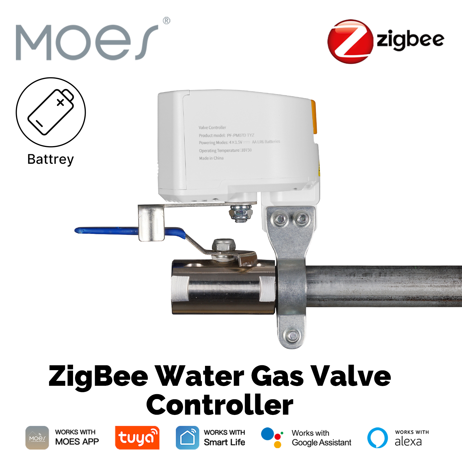 Smart Garden Zigbee - Tuya Zigbee Smart Gas Valve Garden
