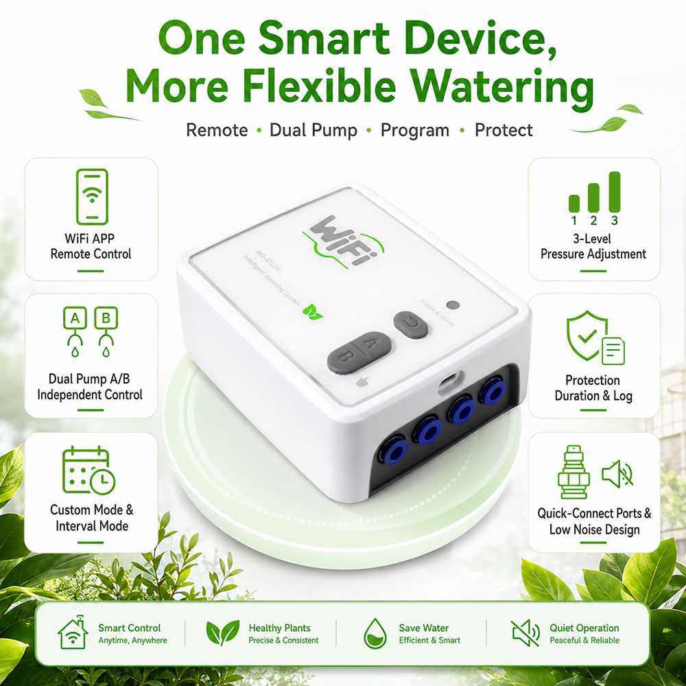App Smart Garden - SIHAO WIFI Smart Dual Pump Automatic