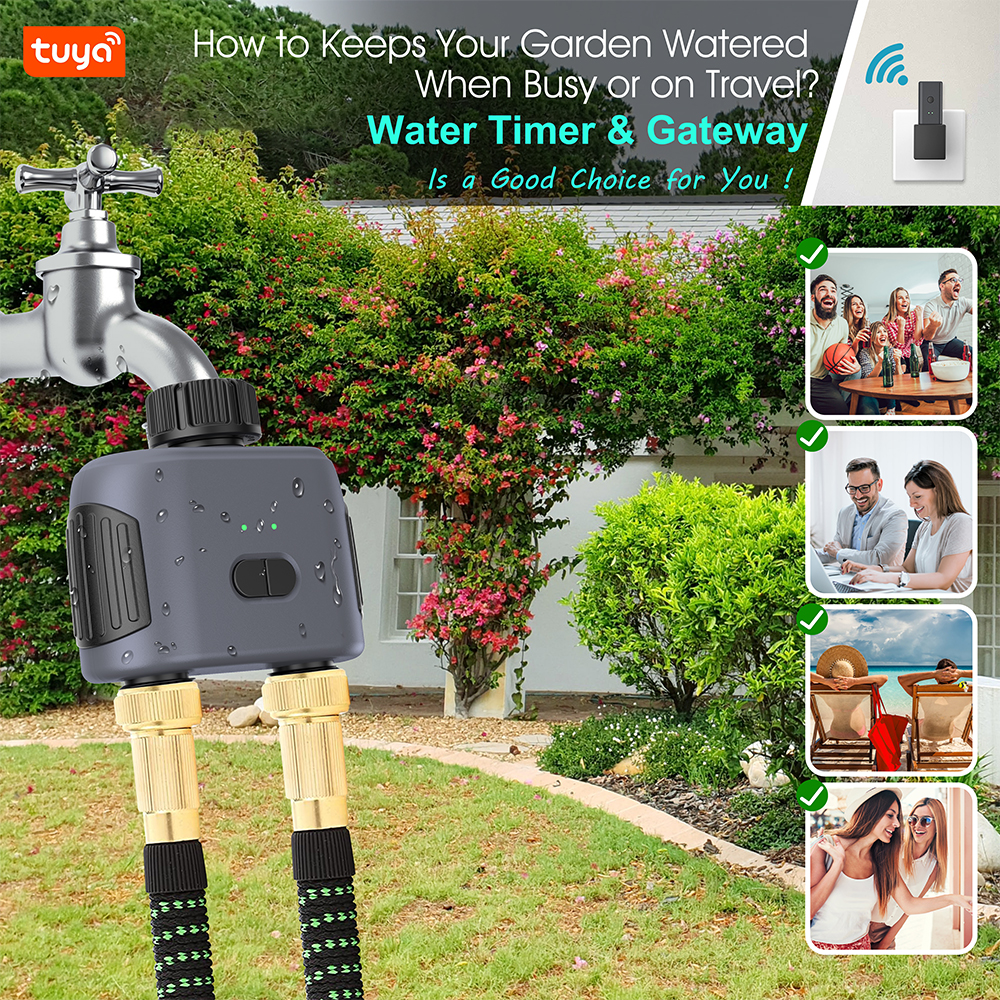 Smart Garden Zigbee - Tuya Zigbee/Bluetooth Water Timer Controller Valve