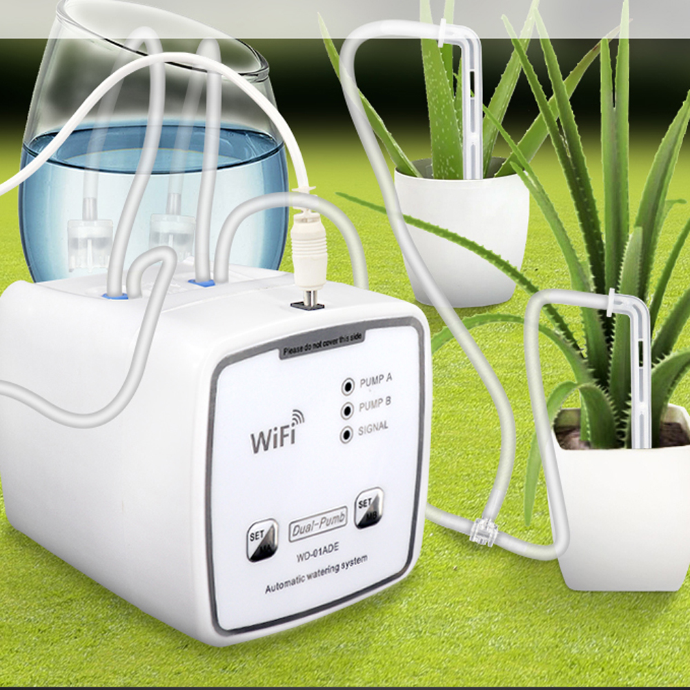 Smart Garden Timer - WIFI Intelligent Watering Device Double Pump