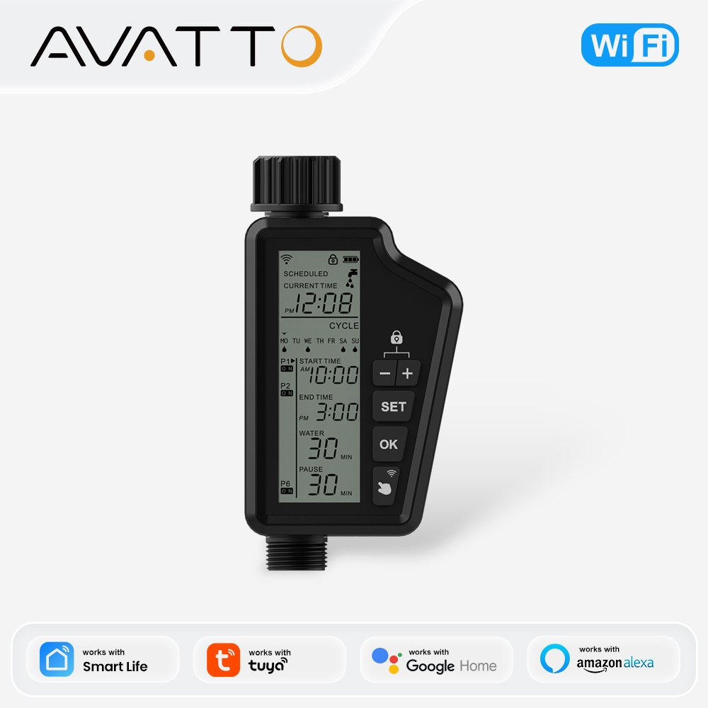 Smart Garden Timer - AVATTO Tuya WIFI Smart Garden Watering