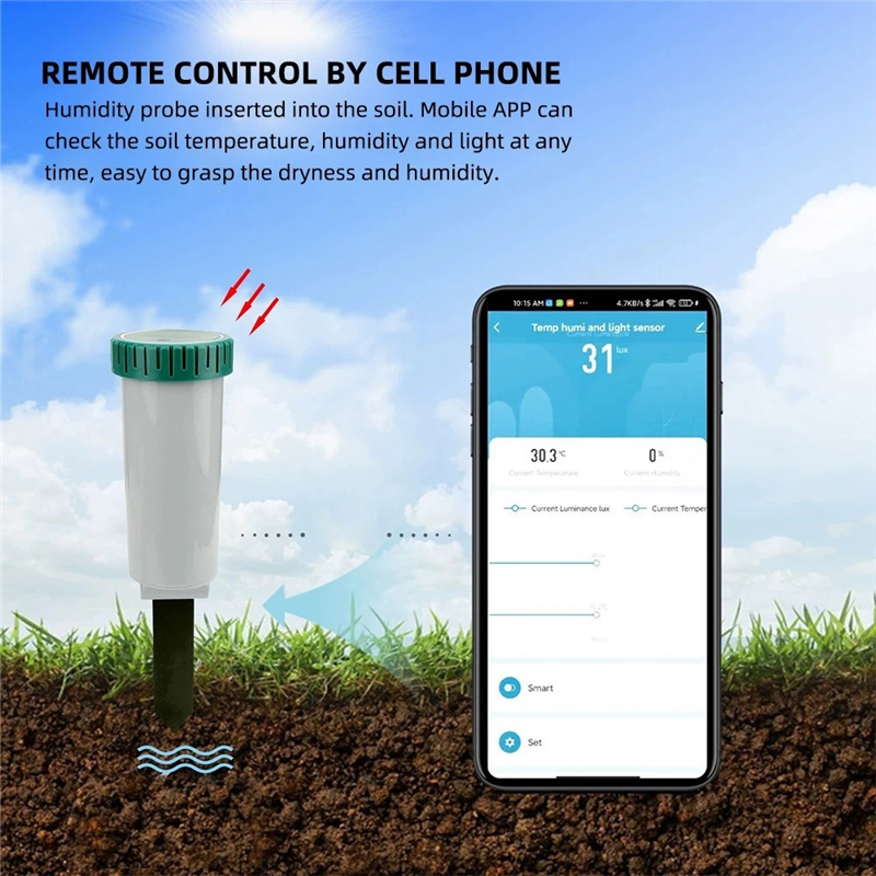 Smart Garden Zigbee - Zigbee Smart 4 In 1 Soil