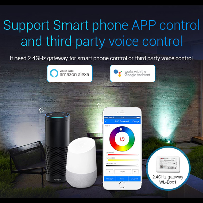 2100LM 25W RGB CCT Smart Outdo - App Smart Garden 리뷰 및 가격