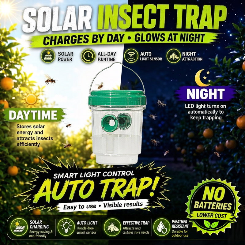 Solar Powered Fruit Fly Traps  - Smart Garden Spotlights 리뷰 및 가격