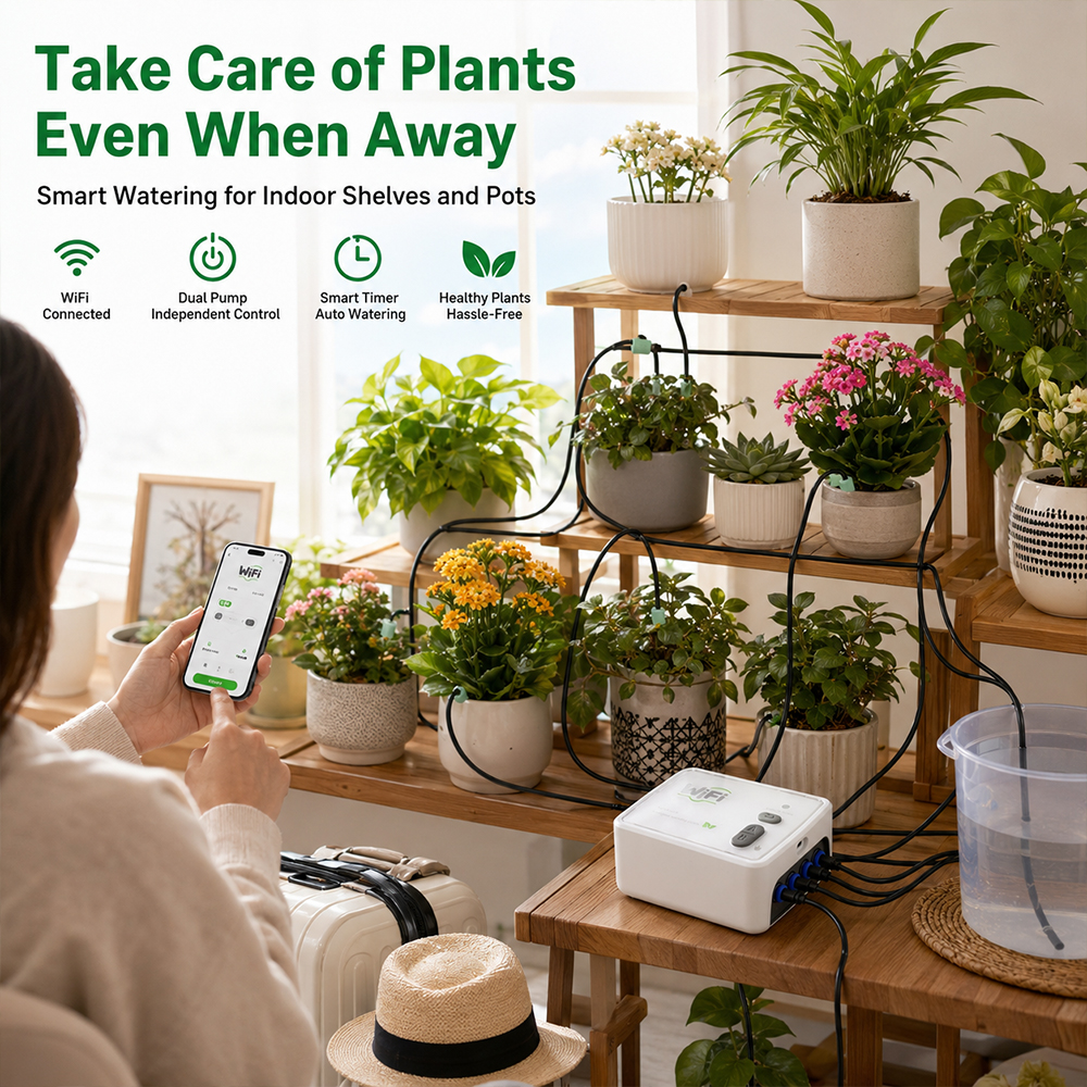 SIHAO WIFI Smart Dual Pump Aut - App Smart Garden 리뷰 및 가격