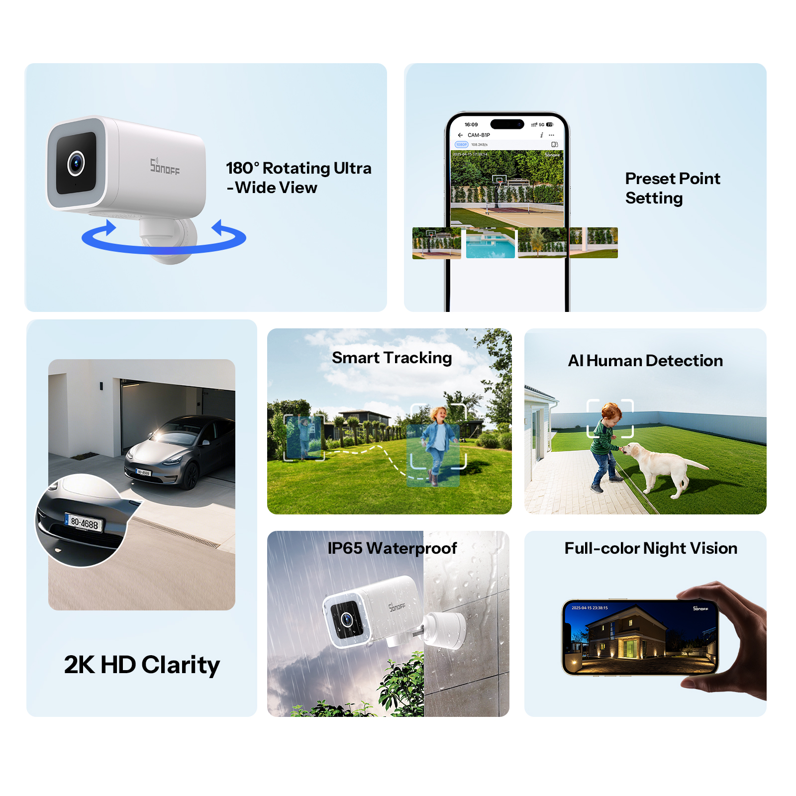 SONOFF CAM-B1P 2K HD Outdoor S - Smart Garden Zigbee 리뷰 및 가격