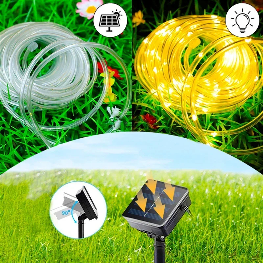 LED Solar Strip Rope Tube Fair - Smart Garden Spotlights 리뷰 및 가격