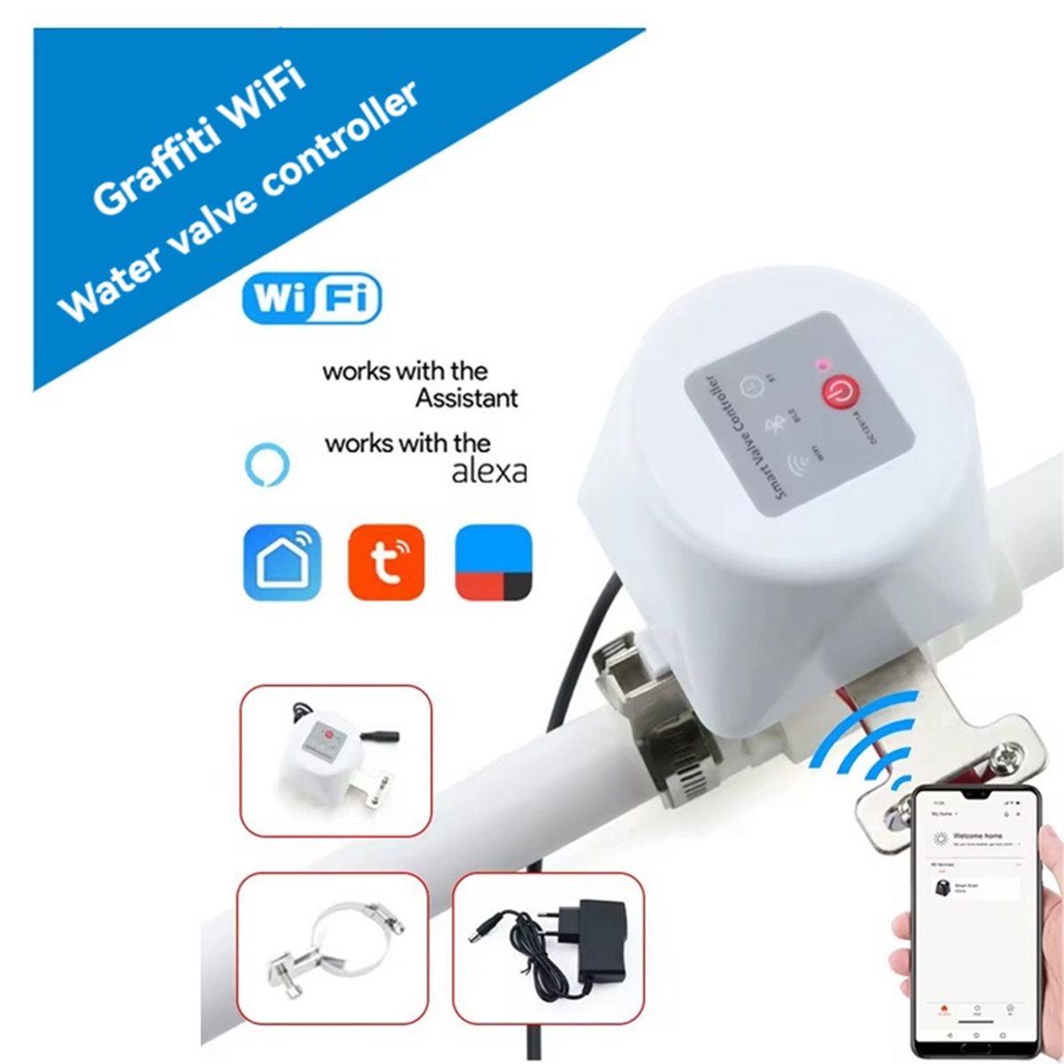SWXF Tuya WiFi Smart Valve Con - App Smart Garden 리뷰 및 가격