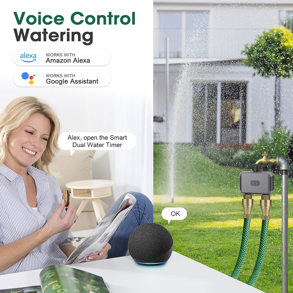 Tuya Smart Dual Water Timer Bl - Smart Gardening 리뷰 및 가격