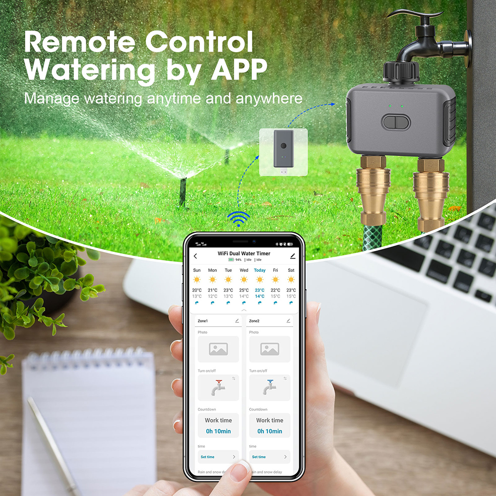 Tuya Smart Dual Water Timer Bl - Smart Gardening 리뷰 및 가격