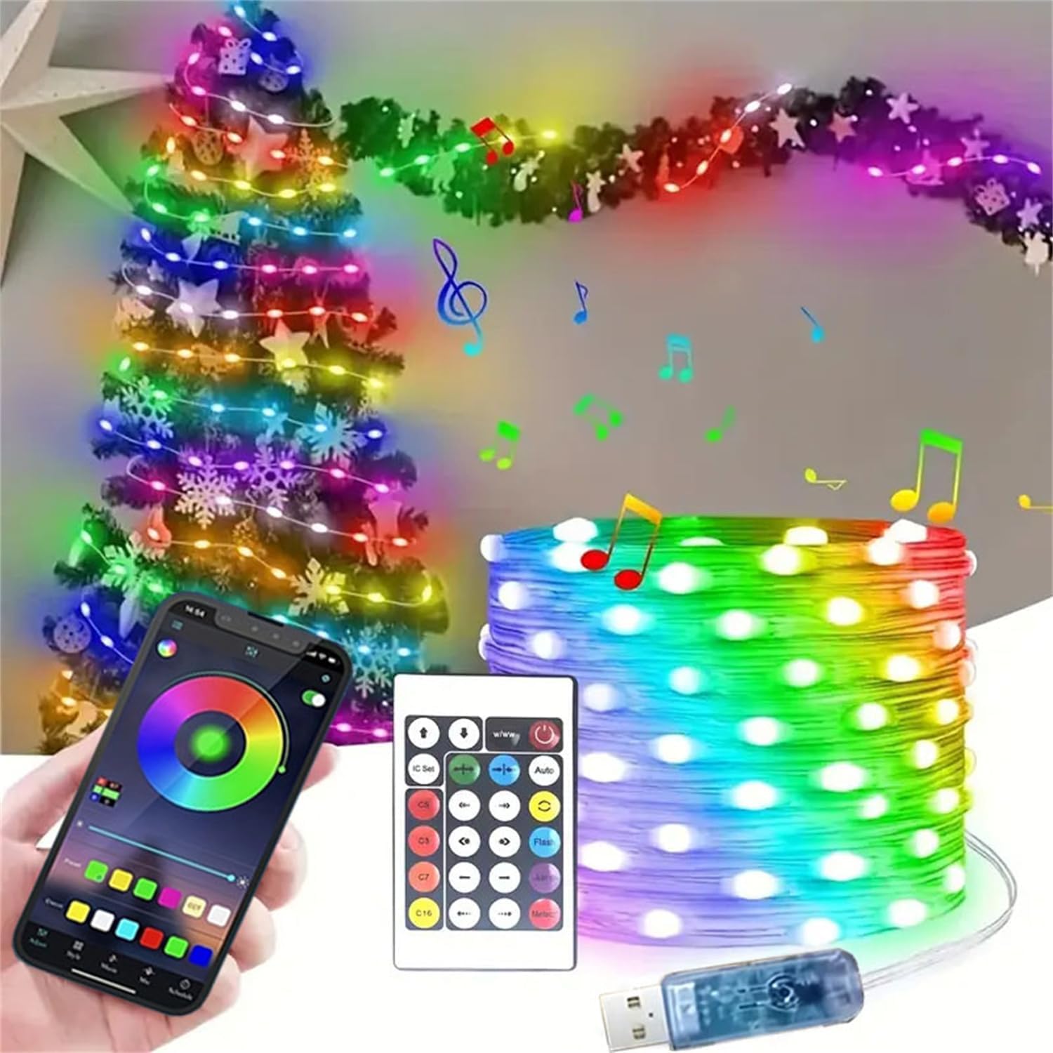 Led Fairy Light Strip Christma - App Smart Garden 리뷰 및 가격
