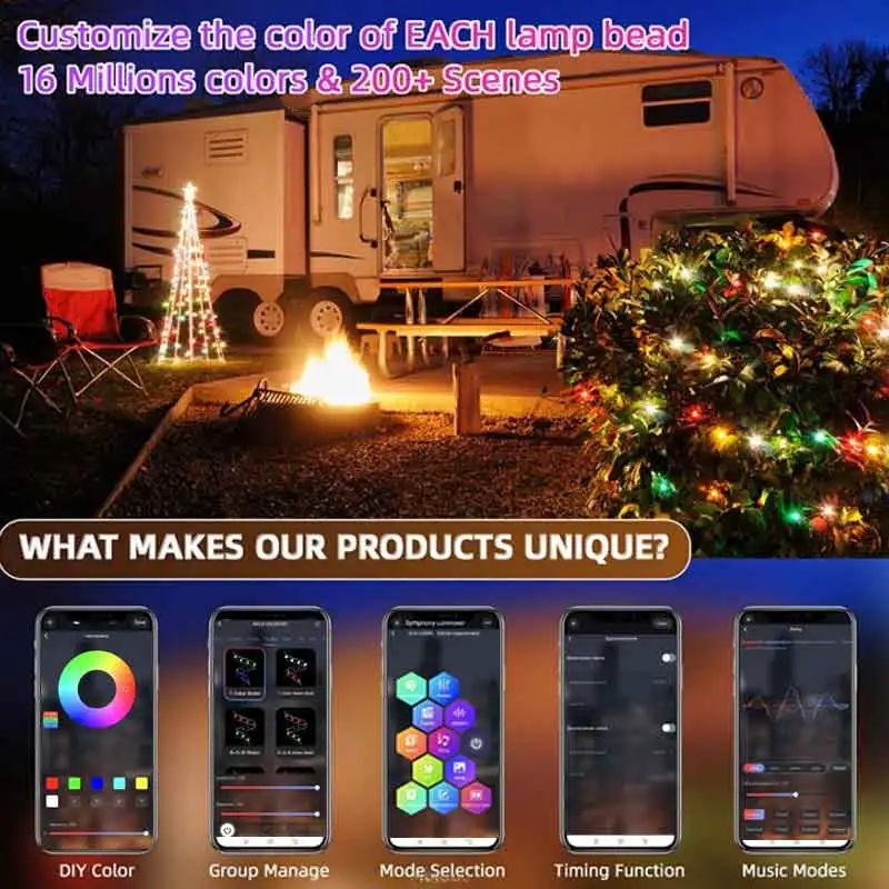 Led Fairy Light Strip Christma - App Smart Garden 리뷰 및 가격
