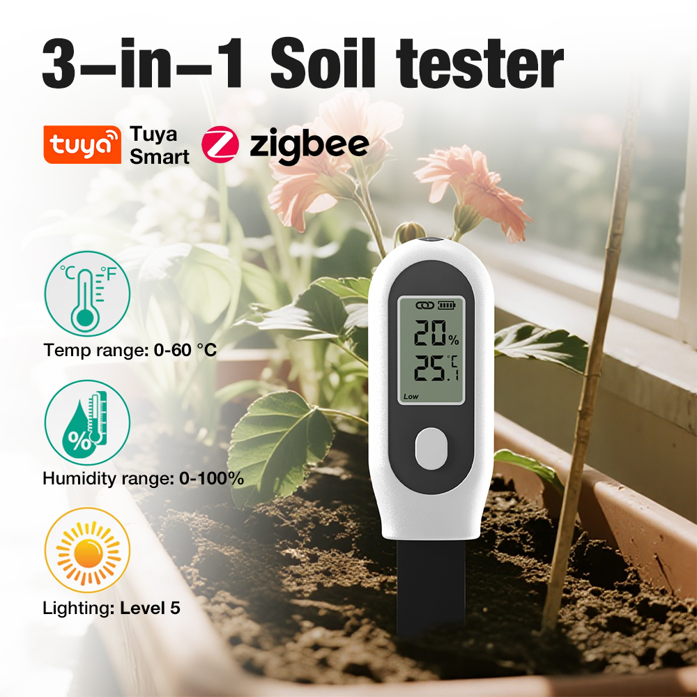 3 in 1 Soil Tester Zigbee Smar - Smart Garden Zigbee 리뷰 및 가격