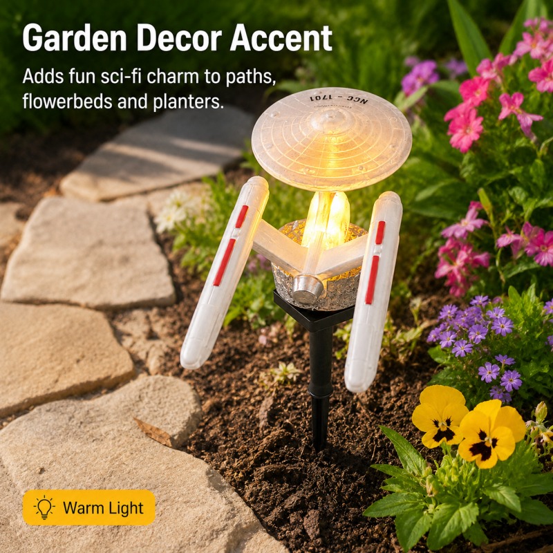Star Trek USS Enterprise Solar - Smart Garden Spotlights 리뷰 및 가격