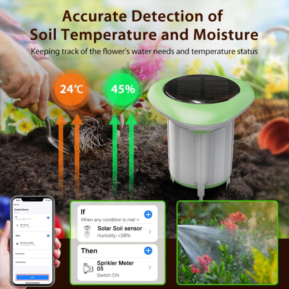 Smart WiFi Solar Soil Tester M - App Smart Garden 리뷰 및 가격