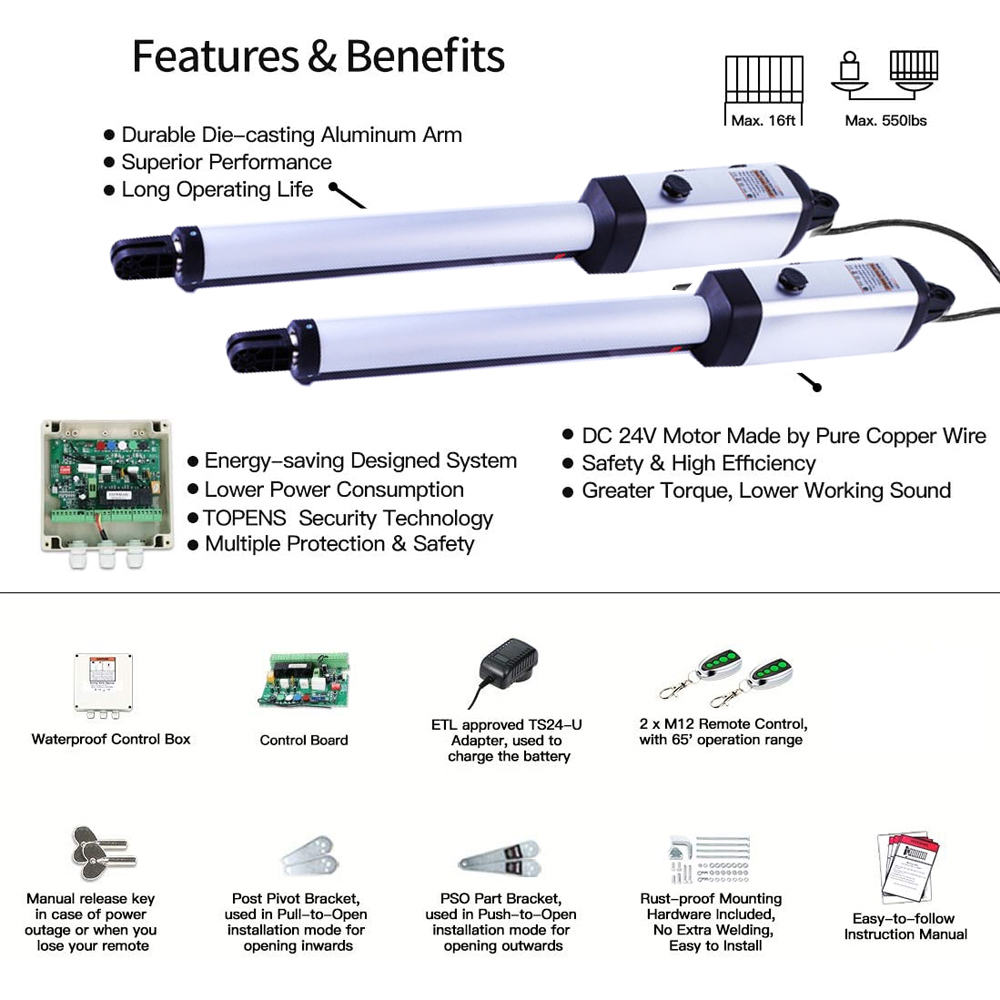 MK702 200KG Auto Swing Gate Op - Smart Garden Apple 리뷰 및 가격