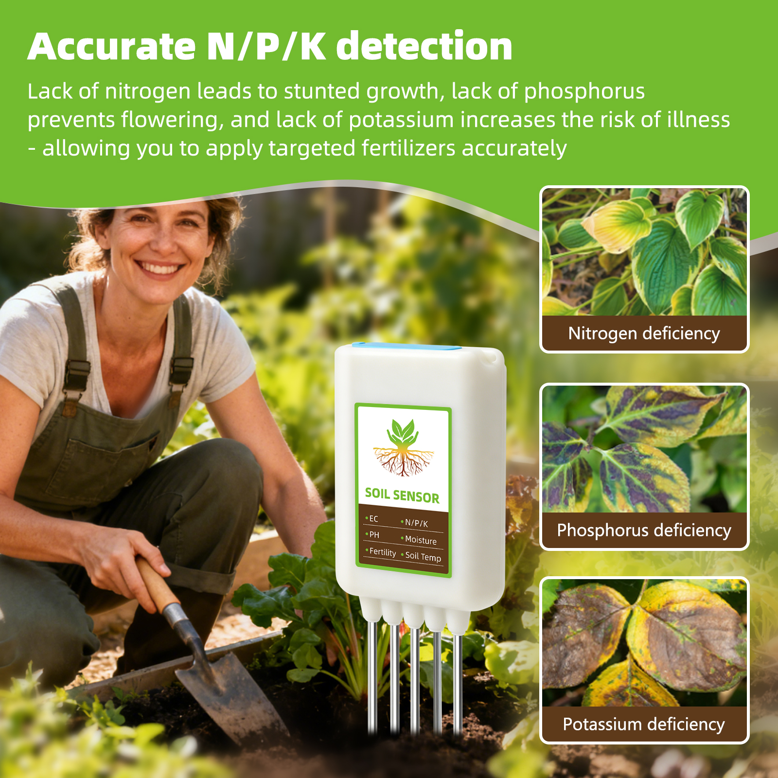 Yieryi Bluetooth 8 in 1 Soil T - App Smart Garden 리뷰 및 가격