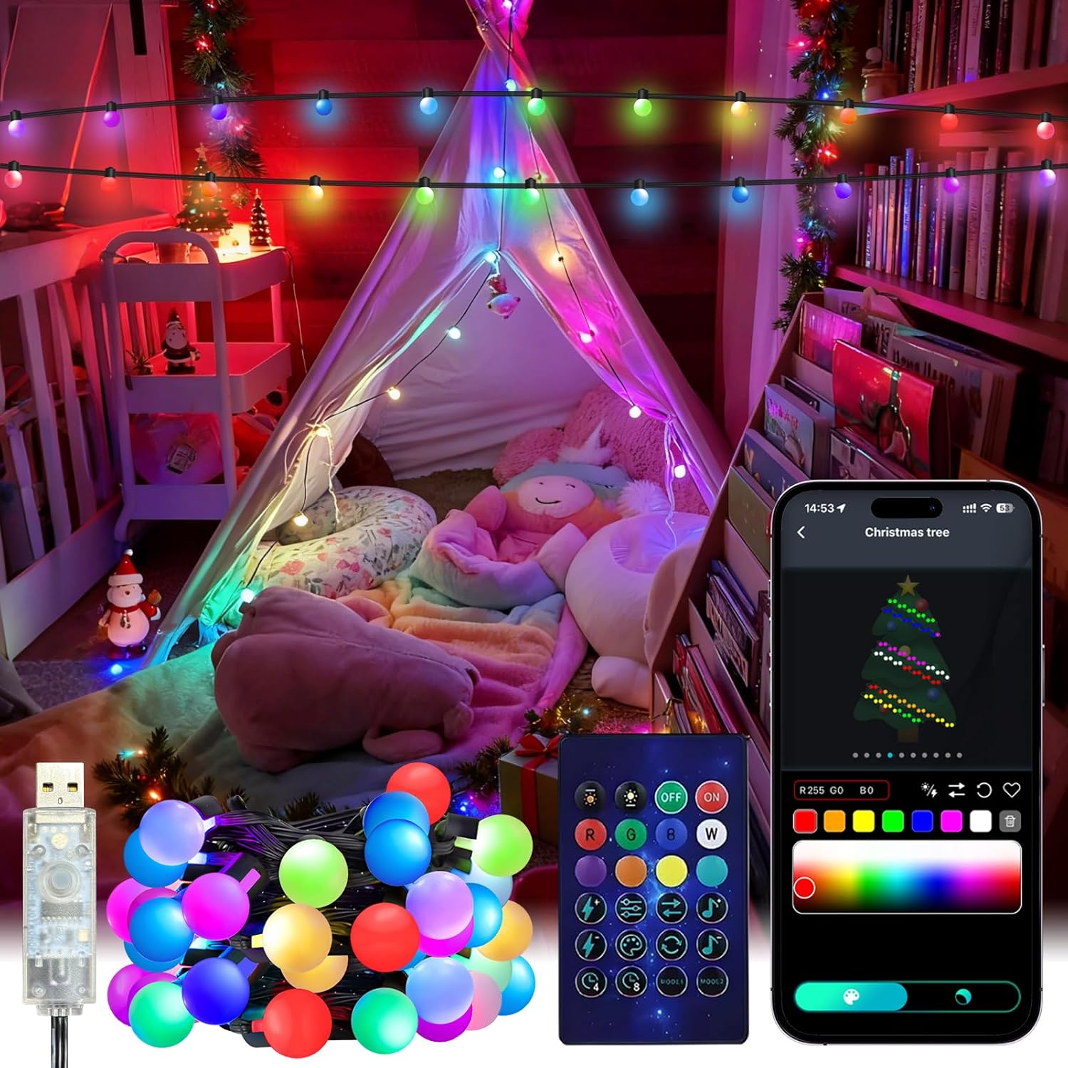 Smart Globe String Lights 5/10 - App Smart Garden 리뷰 및 가격