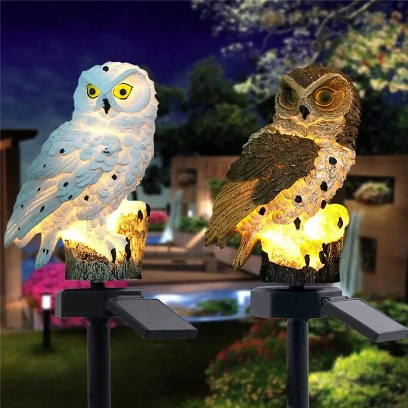 Solar Owl Statue Garden Light  - Smart Garden Spotlights 리뷰 및 가격