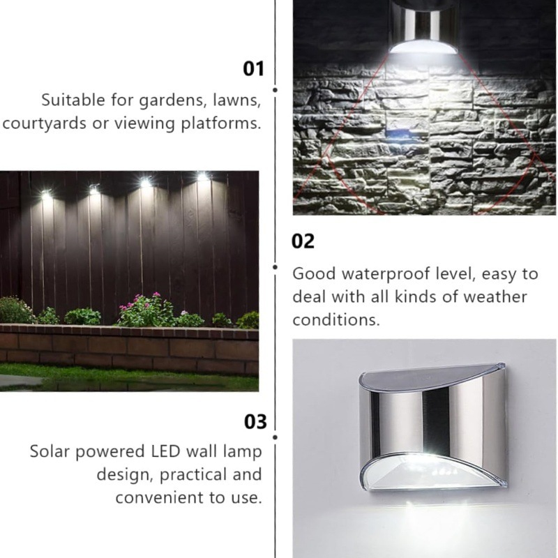 2Pcs Solar Garden Light Stainl - Smart Garden Spotlights 리뷰 및 가격