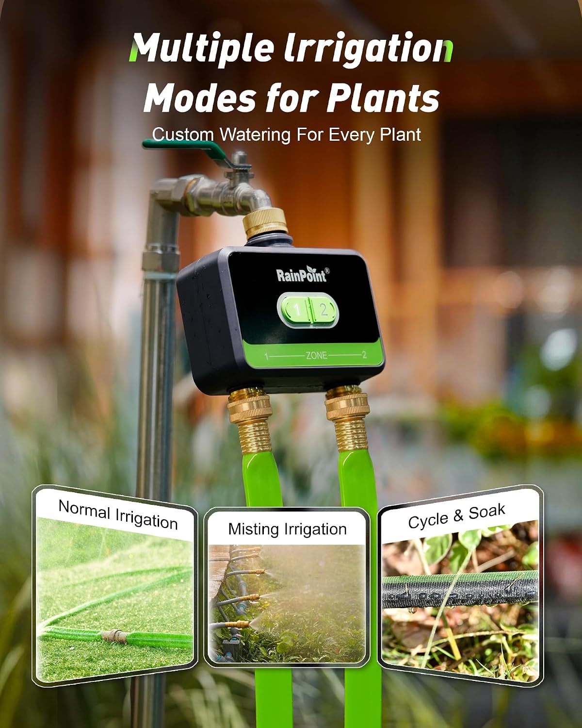 2-Zone Smart WiFi Water Timer  - App Smart Garden 리뷰 및 가격