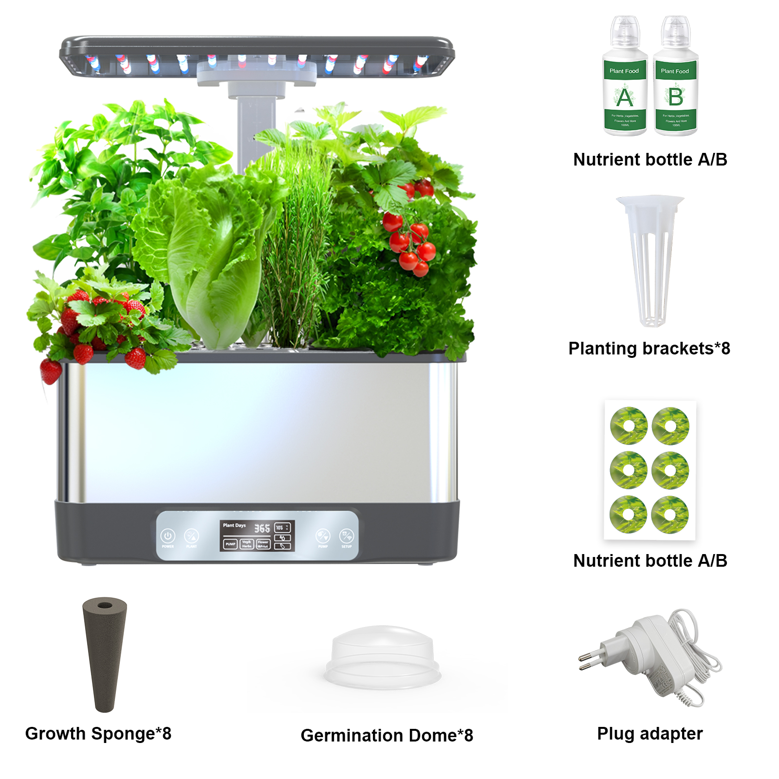 Smart Hydroponic System with L - App Smart Garden 리뷰 및 가격