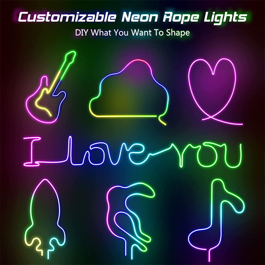 RGBIC LED Neon Strip 12V 96LED - App Smart Garden 리뷰 및 가격