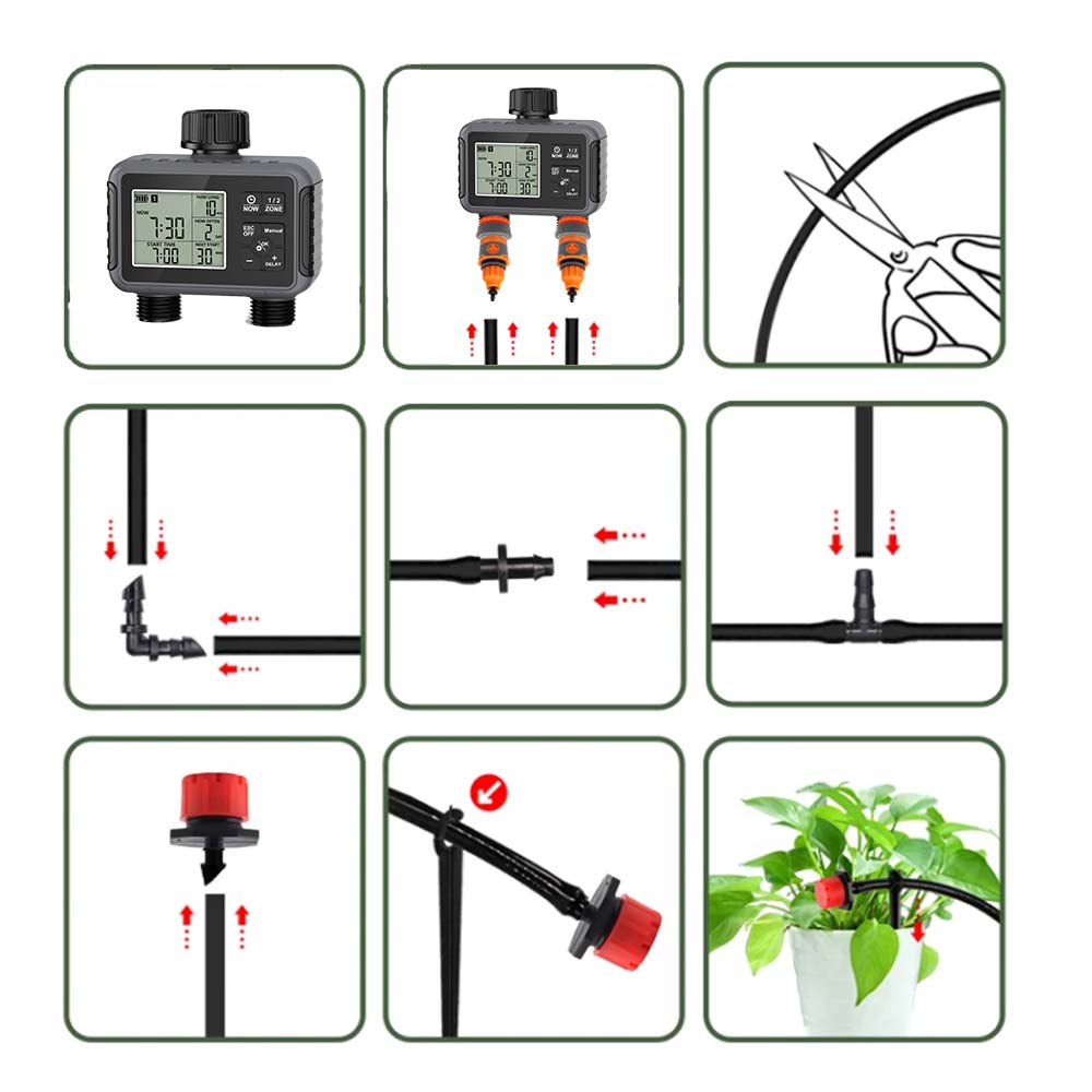 Dual Zone Independent Display  - Smart Garden Timer 리뷰 및 가격