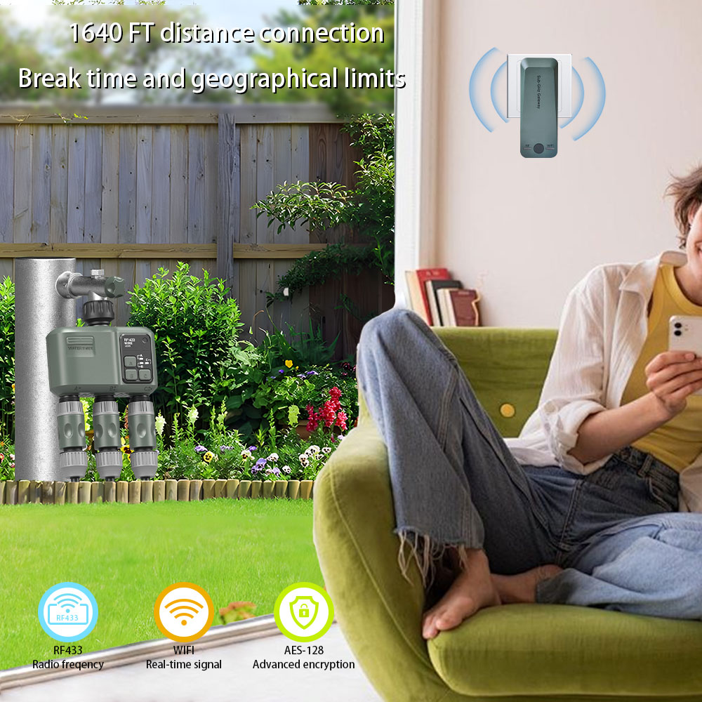 Tuya Wifi+RF433 3-outlet water - Smart Garden Timer 리뷰 및 가격