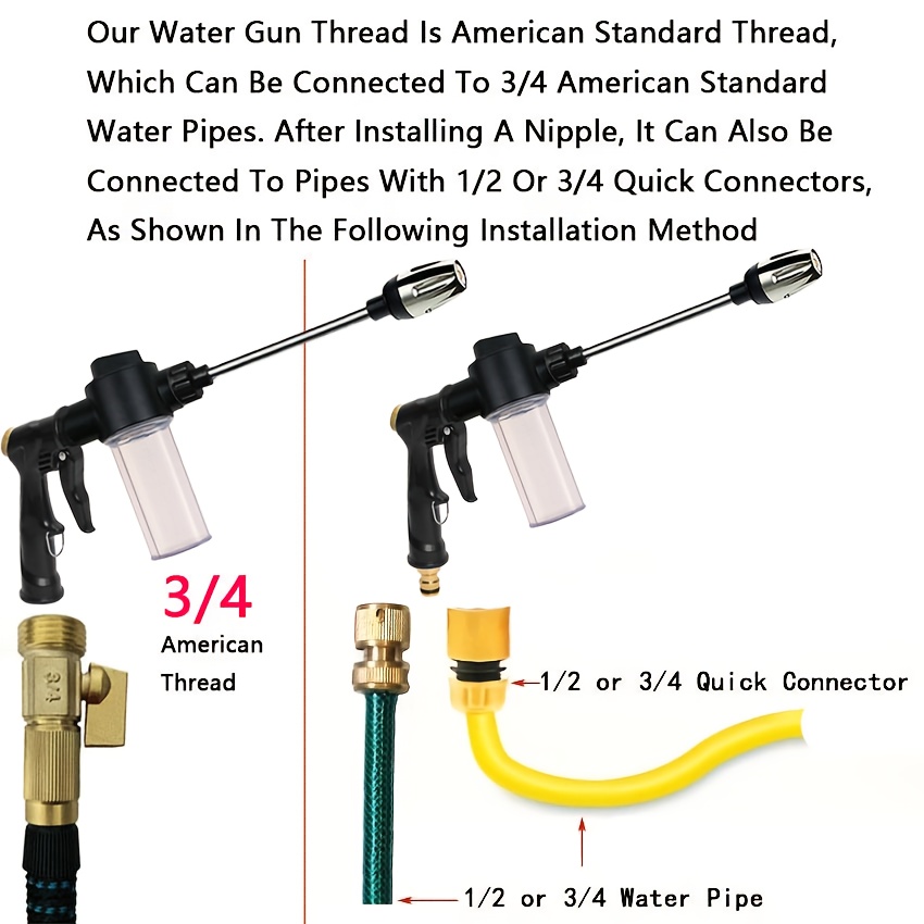 Garden Watering Gun Hose Nozzl - Smart Gardening 리뷰 및 가격