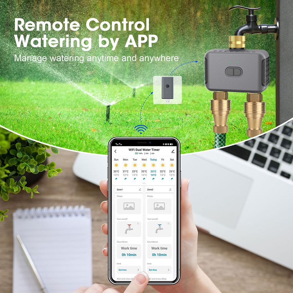 Tuya 2 Zone Watering Timer Gar - Smart Gardening 리뷰 및 가격